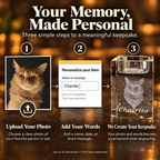 Personalized 3D Photo Crystal Candle Holder Keepsake