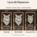 Personalized 3D Photo K9 Crystal Keepsake